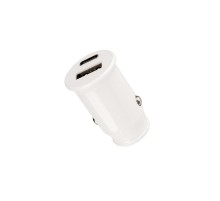 Автозарядка в прикуриватель REXANT АЗУ USB-A+USB-C, 2.4 A белая 18-2229  REXANT