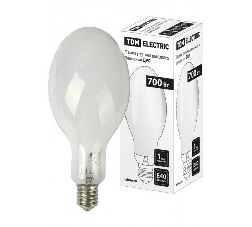 Лампа дуговая ртутная ДРЛ 700 Вт Е40  SQ0325-0024  TDM