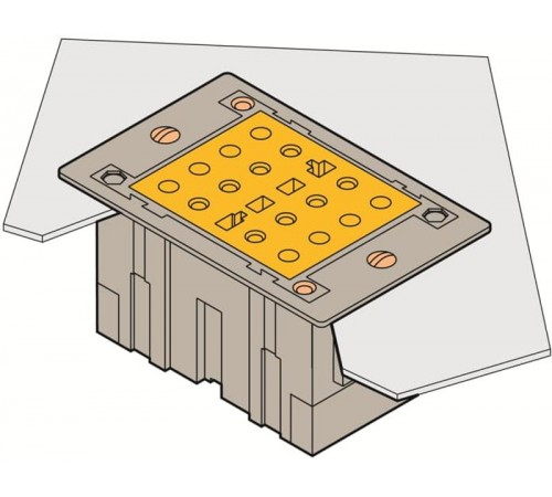 Блок DEO-E-VA Клеммный для цепей расцепителя, с разорванной цепью, монтаж в панель, зажим под болт  1SNA166878R0600  TE