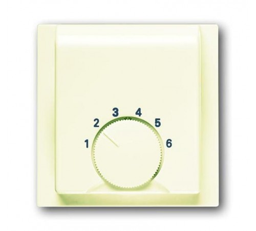 Плата центральная (накладка) для мех. терморегулятора (термостата) 1094 U, 1097 U, серия impuls, цвет сл. кость  1710-0-3745   2CKA001710A3745  ABB