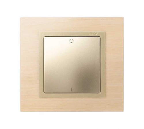 Simon 82 Клавиша для двухполюсного выключателя, S82, S82N, шампань  82031-34  Simon