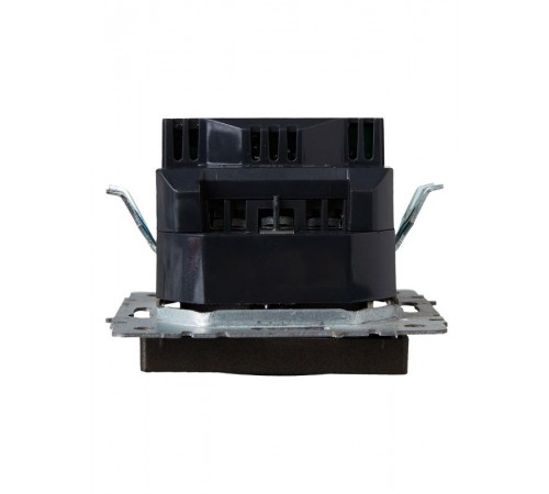 BRITE Розетка с заземлением со шторками 16А с USB A+C 18Вт РЮш11-1-БрТБ темная бронза  BR-R14-16-U22-018-K45  IEK