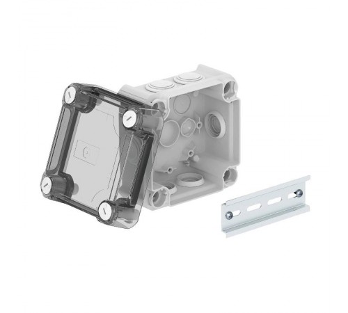 Коробка распределительнаяT60, 114x114x57 мм, высокая прозрачная крышка (T 60 HD TR)  2007750  OBO Bettermann