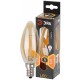 Лампа светодиодная F-LED B35-5W-827-E14 gold Лампы СВЕТОДИОДНЫЕ F-LED ЭРА (филамент, свеча золот., 5Вт, тепл, E14)  Б0027939  ЭРА
