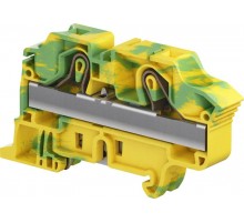 Клемма втычная ZK16-PE - Земля - желто-зеленая - 16 мм?, 2 зажима  1SNK712150R0000  TE