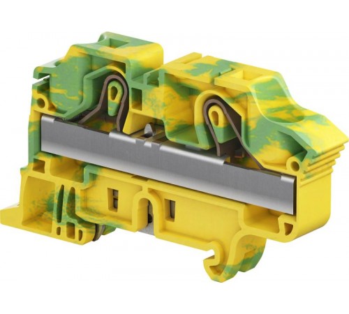 Клемма втычная ZK16-PE - Земля - желто-зеленая - 16 мм?, 2 зажима  1SNK712150R0000  TE