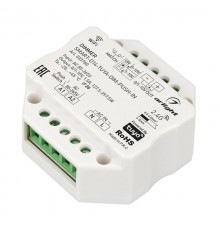 Диммер SMART-D14-TUYA-DIM-PUSH-IN (230V, 1.5A, 0/1-10V, 2.4G) (Arlight, IP20 Пластик, 5 лет)  033760  Arlight