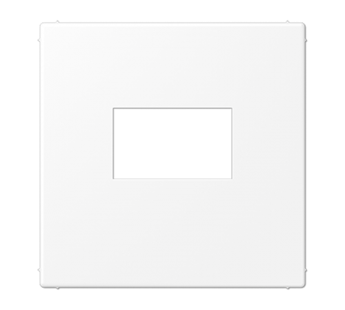 Плата для USB-зарядных устройств без видимого винта; термопласт; белый матовый  LS1969USBWWM  Jung