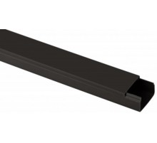 Кабель-канал  40х25х2000мм (черный) РКК-40х25-Ч Рувинил