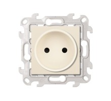 Simon 24 Сл. кость Розетка 2К со шторками  2450441-031  Simon