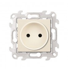Simon 24 Сл. кость Розетка 2К со шторками  2450441-031  Simon