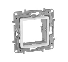 Etika Белый Адаптер для механизма Mosaic без заглушки  672289  Legrand