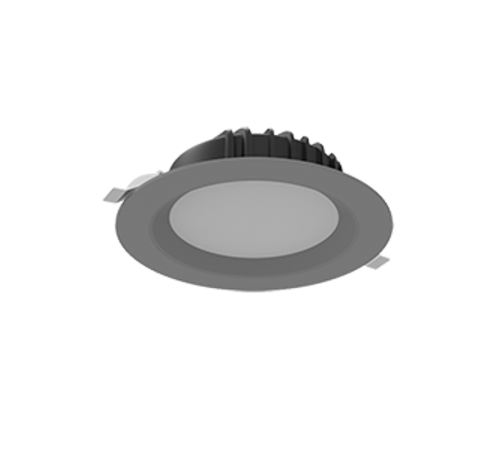 Cветильник светодиодный Downlight круглый встраиваемый 190*70 мм 16W 4000K IP54 RAL7045 серый муар  V1-R0-H0083-10000-4401640  VARTON