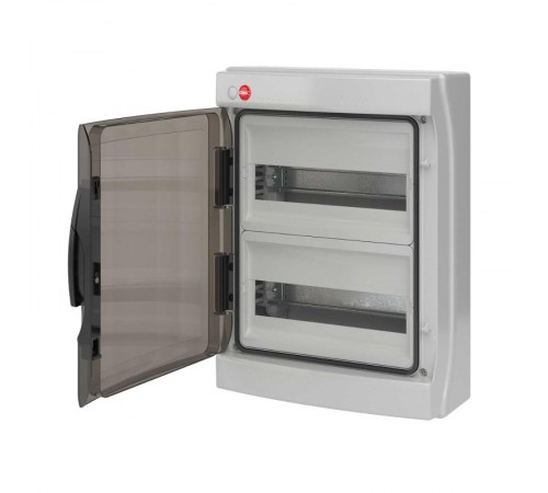 Щиток настенный с дверцей, 24(2х12) модулей, IP65  85624  DKC