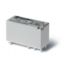Низкопрофильное миниатюрное электромеханическое реле; монтаж на печатную плату; выводы с шагом 5мм; 1CO 16A; Контакты AgNi  416180240000  Finder