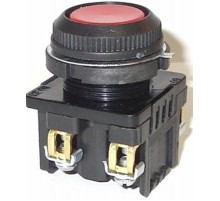 КЕ-181 У2 исп.5, красный, 1р, цилиндр, IP54, 10А ,660В, выключатель кнопочный (ЭТ)  ET529373  Электротехник