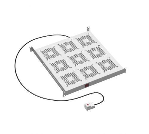 19" Вентиляторный модуль, 9 вент. с термостатом  R519VSIT9FT  DKC