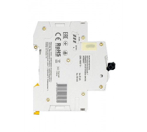 Выключатель автоматический однополюсный M06N 1P C 2А 6кА ARMAT  AR-M06N-1-C002  IEK