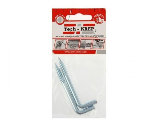 Шуруп-костыль 6,0х75 (2шт) - пакет  103891  Tech-KREP