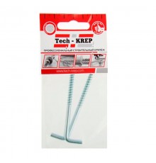 Шуруп-костыль 6,0х75 (2шт) - пакет  103891  Tech-KREP