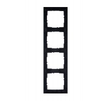 SUNO Рамка декоративная универсальная 4-постовая Цвет "Темно-серый"  721554  Legrand