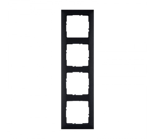 SUNO Рамка декоративная универсальная 4-постовая Цвет "Темно-серый"  721554  Legrand