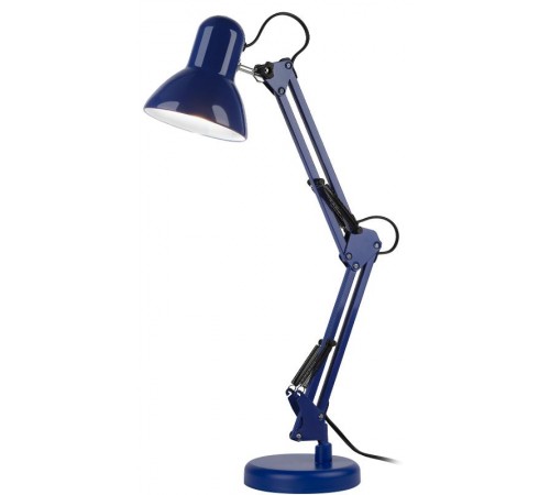 Светильник настольный N-214-E27-40W-BU Е27 с основанием синий  Б0052763  ЭРА