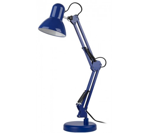 Светильник настольный N-214-E27-40W-BU Е27 с основанием синий  Б0052763  ЭРА
