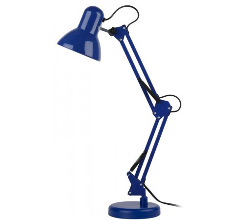 Светильник настольный N-214-E27-40W-BU Е27 с основанием синий  Б0052763  ЭРА