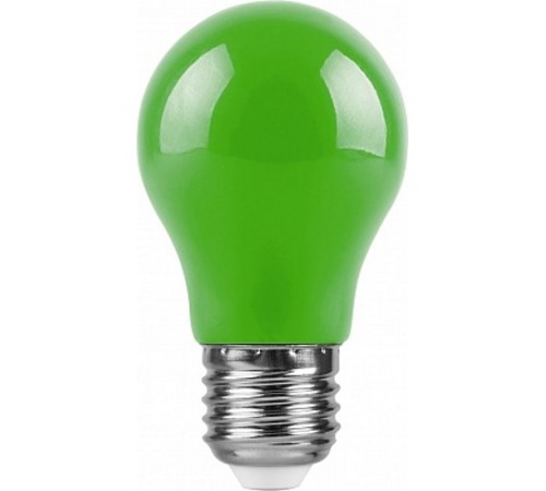 Лампа светодиодная для белт лайта LB-375 (3W) 230V E27 зеленый A50  25922  FERON