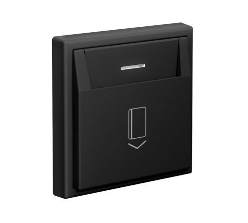 ArtGallery Карбон Выключатель карточный 10А, без задержки времени, быстрозажимные клеммы  GAL001014S  SE