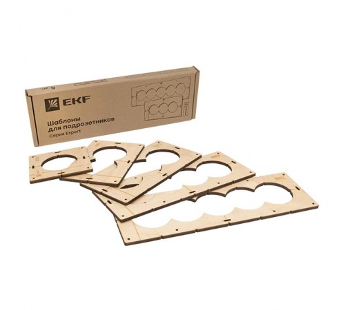 Комплект шаблонов для подрозетников диаметром 82 мм EKF Expert  sh-d82-k  EKF