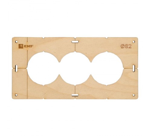 Комплект шаблонов для подрозетников диаметром 82 мм EKF Expert  sh-d82-k  EKF