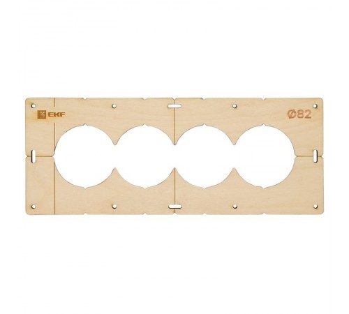 Комплект шаблонов для подрозетников диаметром 82 мм EKF Expert  sh-d82-k  EKF