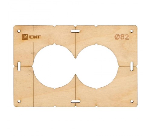 Комплект шаблонов для подрозетников диаметром 82 мм EKF Expert  sh-d82-k  EKF