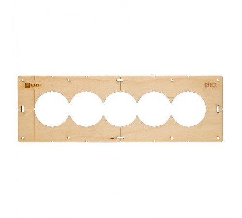 Комплект шаблонов для подрозетников диаметром 82 мм EKF Expert  sh-d82-k  EKF