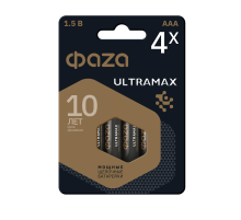 Элементы питания LR03  ULTRAMAX BL-4  .5043084  ФАZA