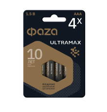 Элементы питания LR03  ULTRAMAX BL-4  .5043084  ФАZA