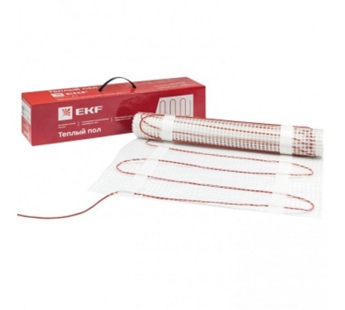 Теплый пол (мат нагревательный) "Уют" 8 кв.м. 1200 Вт   nm2-1200-8  EKF