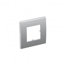 Рамка одинарная Modul45 (универс.,84x84 мм,серебристый) (AR45-F1 AL)  6119326  OBO Bettermann