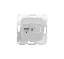 Розетка Компьютер RJ45 с/у мех. бел DEA   KR-78-0223  Kranz