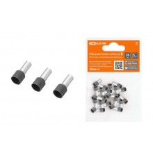 Наконечник-гильза Е6012 6мм2 с изолированным фланцем (20шт)  SQ0568-0043  TDM