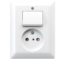Розетка с выключателем AS5546EUWW Jung