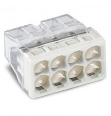 Клемма с пастой 8-проводная 0.5-2.5мм2 одножильный серый (уп/50шт)  2273-248  WAGO