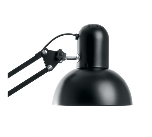 Светильник настольный под лампу E27, max 60W, 230V на струбцине, черный DE1430  24233  FERON