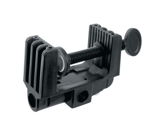 Светильник настольный под лампу E27, max 60W, 230V на струбцине, черный DE1430  24233  FERON