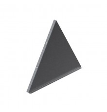 Заглушка крышки двускатной для лотка 100 мм, толщ. 1,0 мм, Сендзимир цинк, 030210  ЗКДЛЗТ-100-1,0-СЦ   Ostec