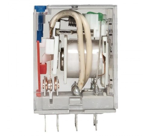 Реле промежуточное с кнопкой и мех. Индикацией RPAt 22/3 10A 110В DC  AVERES rpat-22-3-110DC EKF