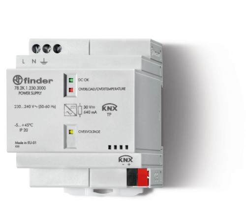 Импульсный источник питания KNX; вход 110...240В AC  782K12303000  Finder