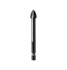 Сверло по стеклу и керамике 12 мм 4 грани шестигранный хвостовик  KR-91-0652  Kranz